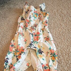 Janie and Jack Floral Kids One Piece - Multicolor